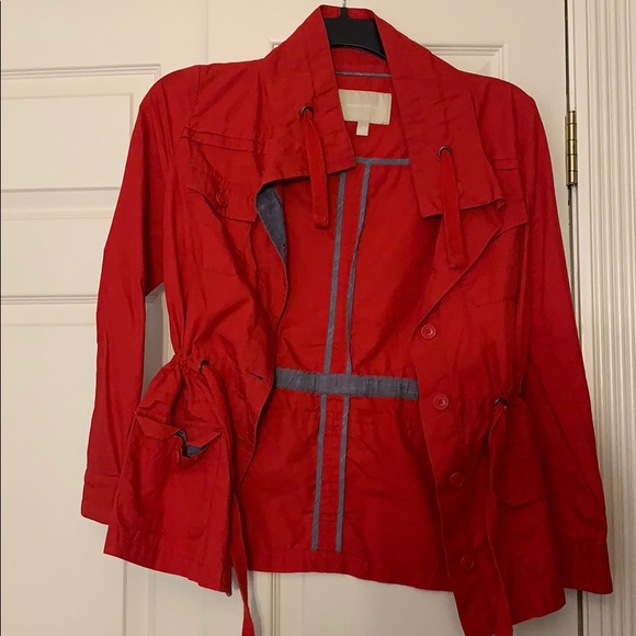 Banana Republic Red Trench - Picture 1 of 6